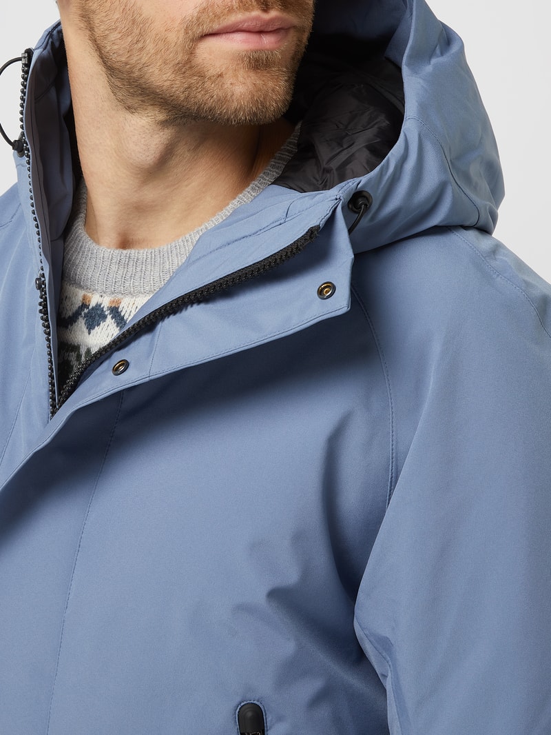 Parka mit Wattierung in hellblau