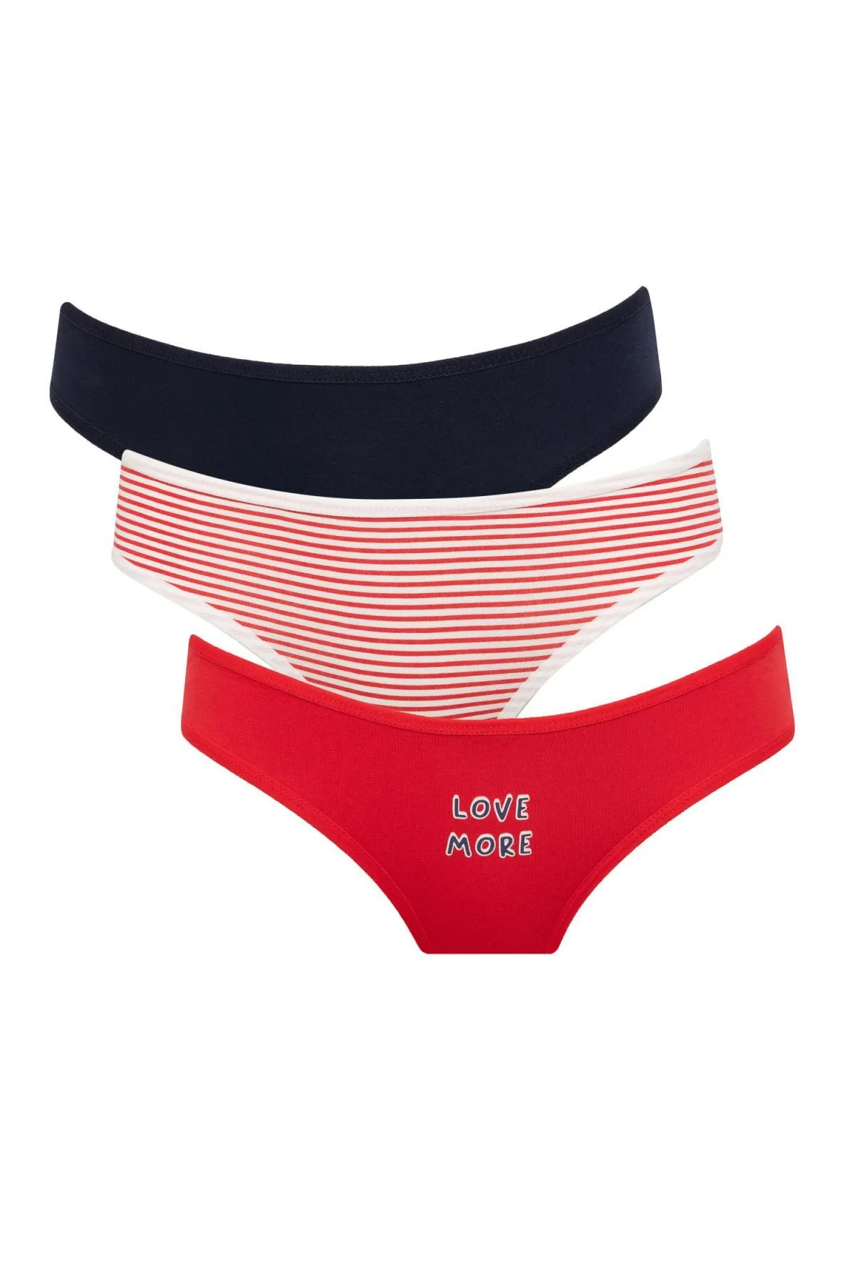 DeFacto  Fall In Love 3er-Pack brasilianische Slips C2239ax24sm