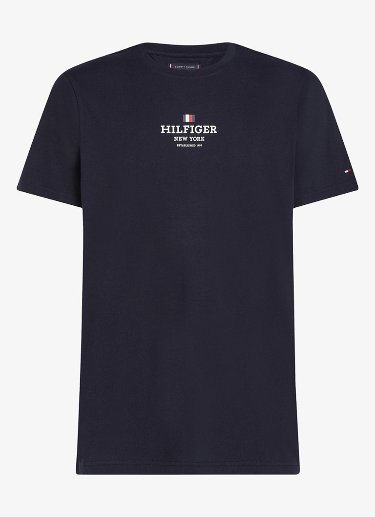 Tricou Tommy Hilfiger cu logo imprimat