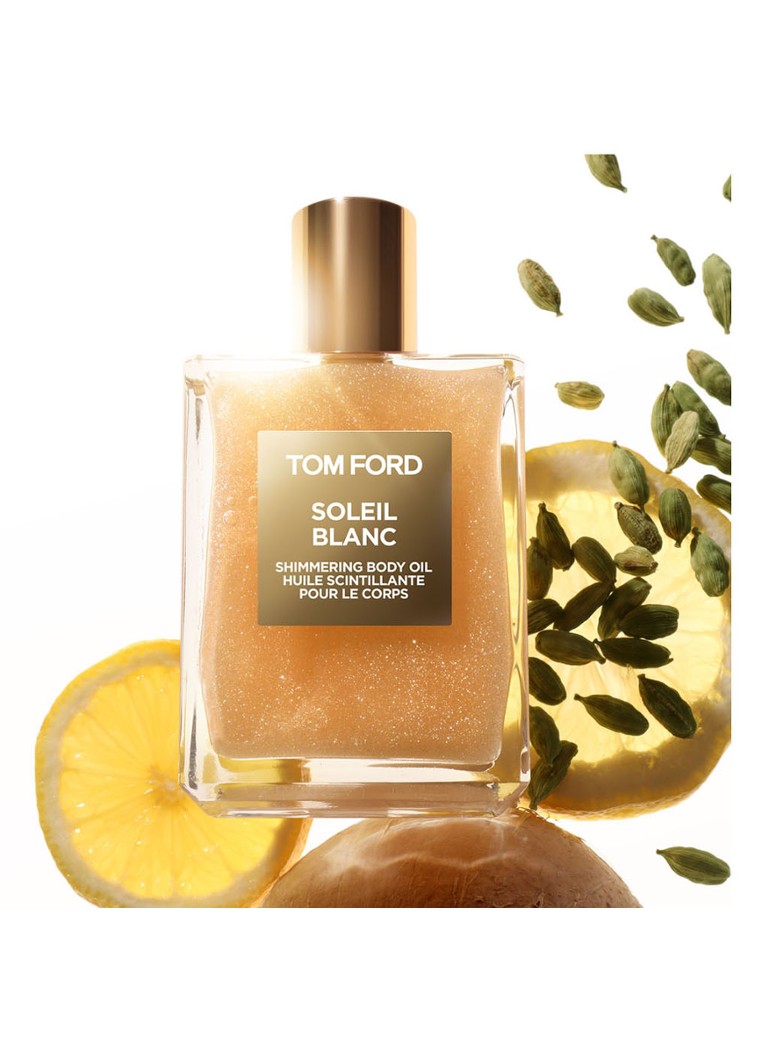 Ulei de corp iluminator Tom Ford Soleil Blanc: un ulei care conferă pielii un aspect radiant.