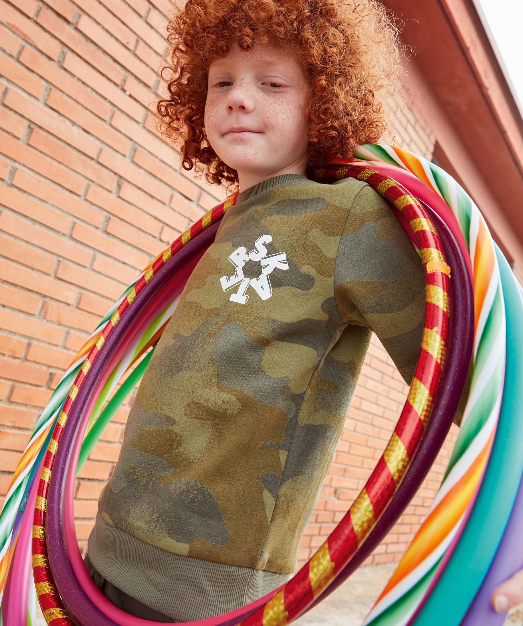 Sweat Garçon en molleton doux à motif imprime | GEMO