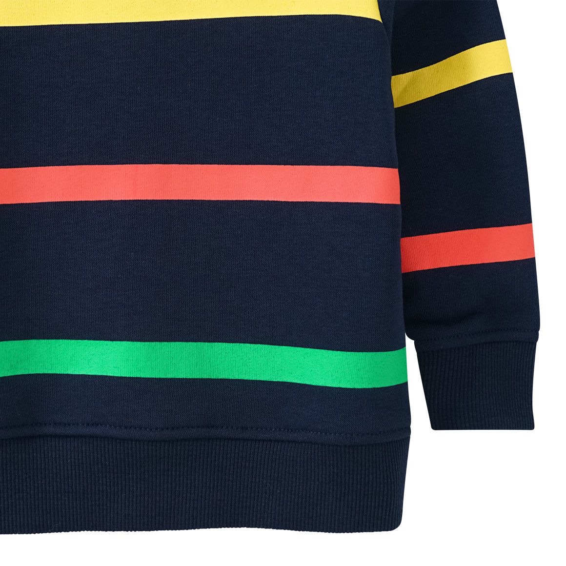 Baby Sweatshirt mit bunten Ringeln