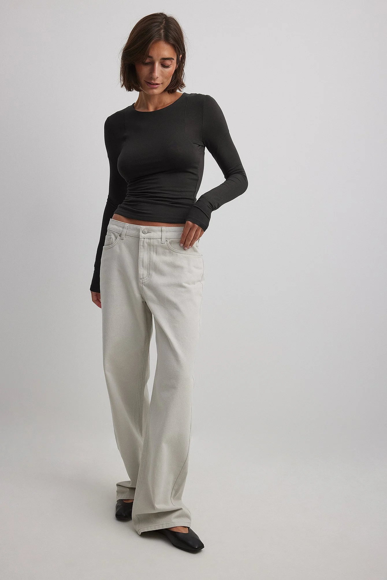 Jeans mit niedriger Taille