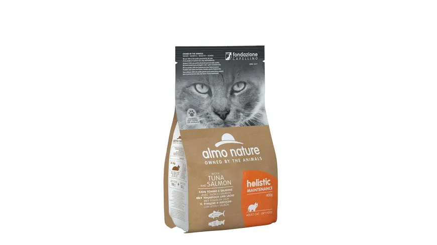 almo nature Katzentrockenfutter Cat Adult Maintenance Thunfisch+Lachs 400 g