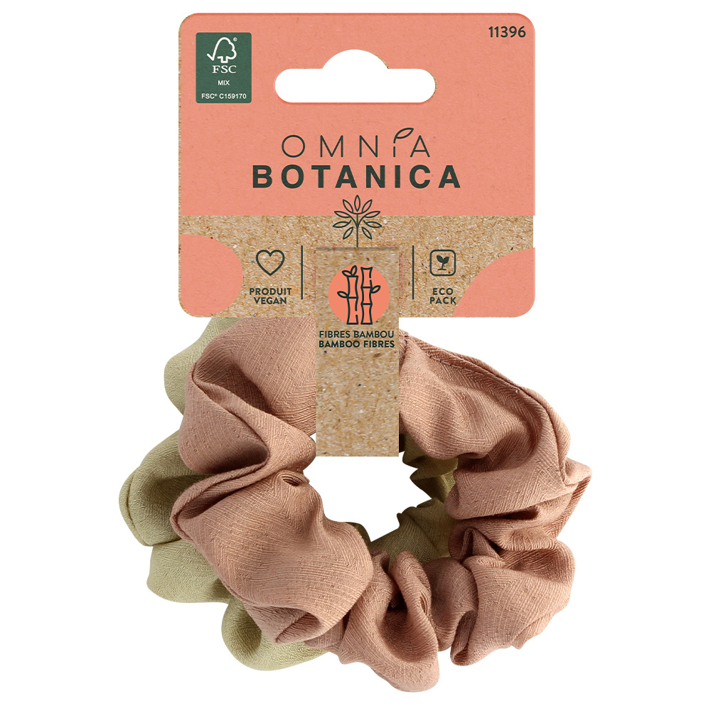 Omnia Botanica CHOUCHOUS EN FIBRE DE BAMBOU X2 CHOUCHOU
