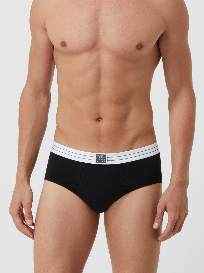 Trunks mit elastischem Logo-Bund im 2er-Pack Modell 'ESSENTIAL' in schwarz