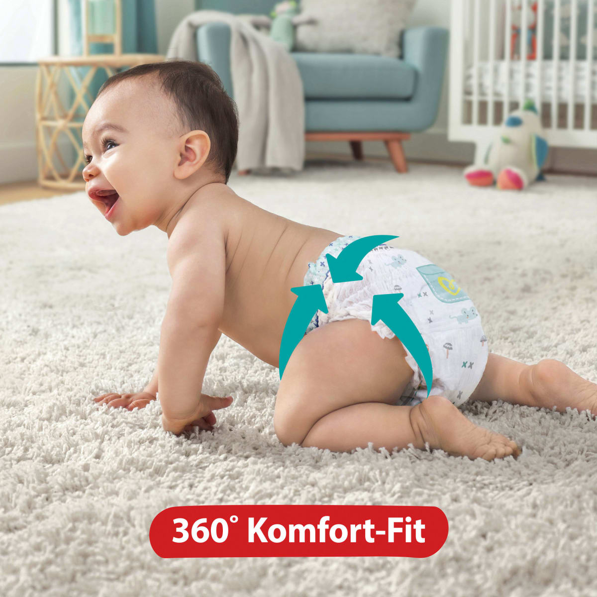 Baby Pants Premium Protection Gr. 7 Extra Large (17+ kg), Monatsbox, 123 St