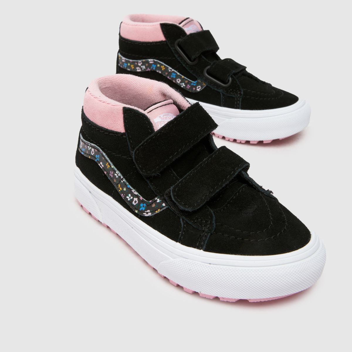 Vans svarta multifärgade mte sk8-mid reissue v flickor junior träningsskor