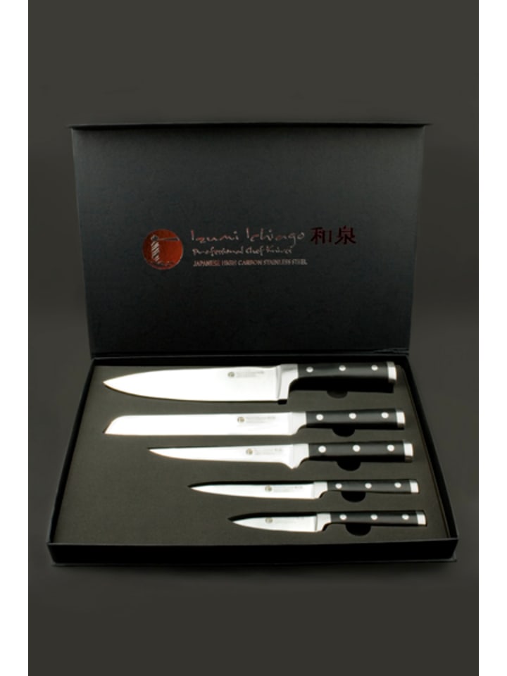 Izumi Ichiago IZUMI ICHIAGO - 5-tlg. Kochmesser-Set aus Japanese High Carbon Stainless Steel günstig kaufen onesize