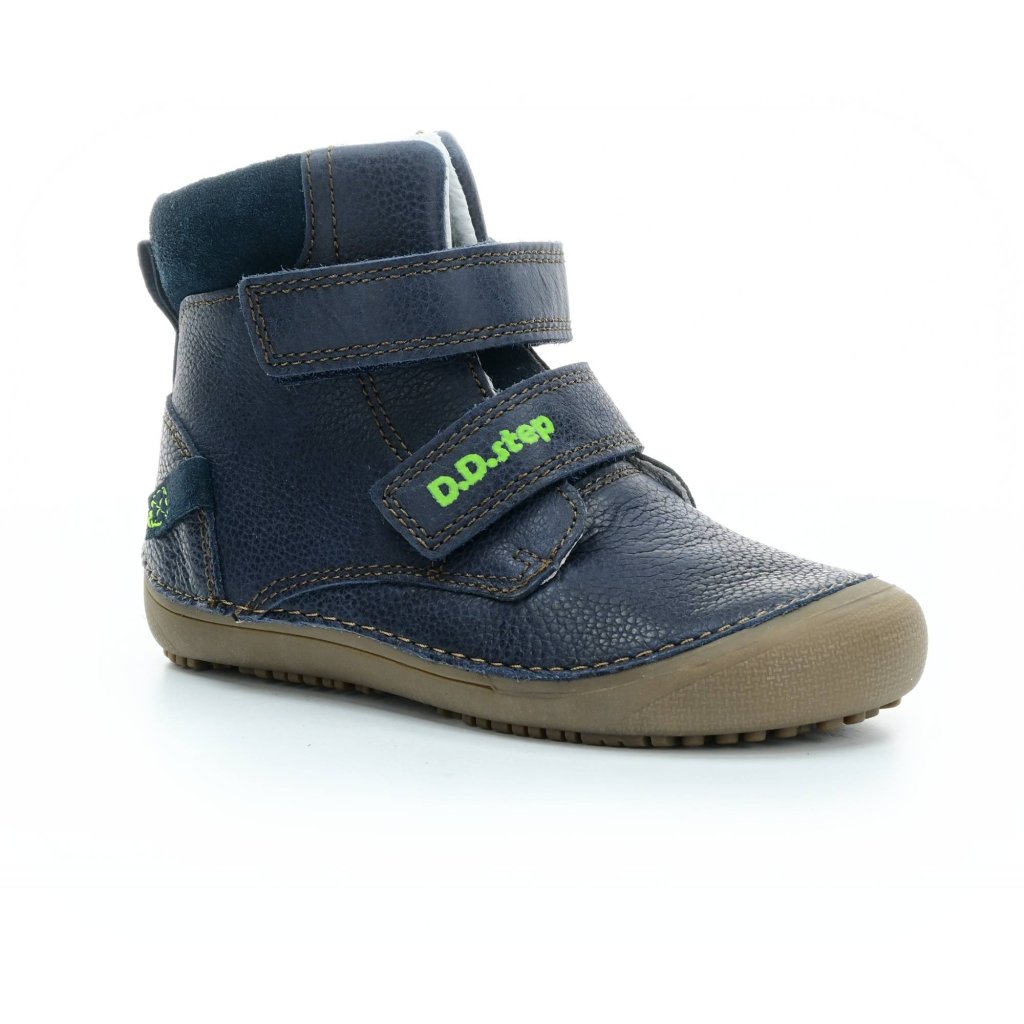 D.D.Step A063-363 blaue Barfuß-Stiefeletten