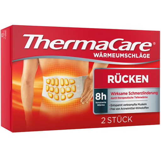 THERMACARE Rückenumschläge S-XL z.Schmerzlind.  2 St