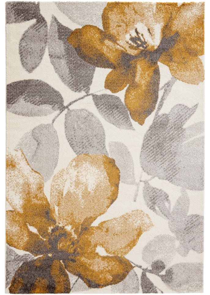 Teppich mit großen Blüten