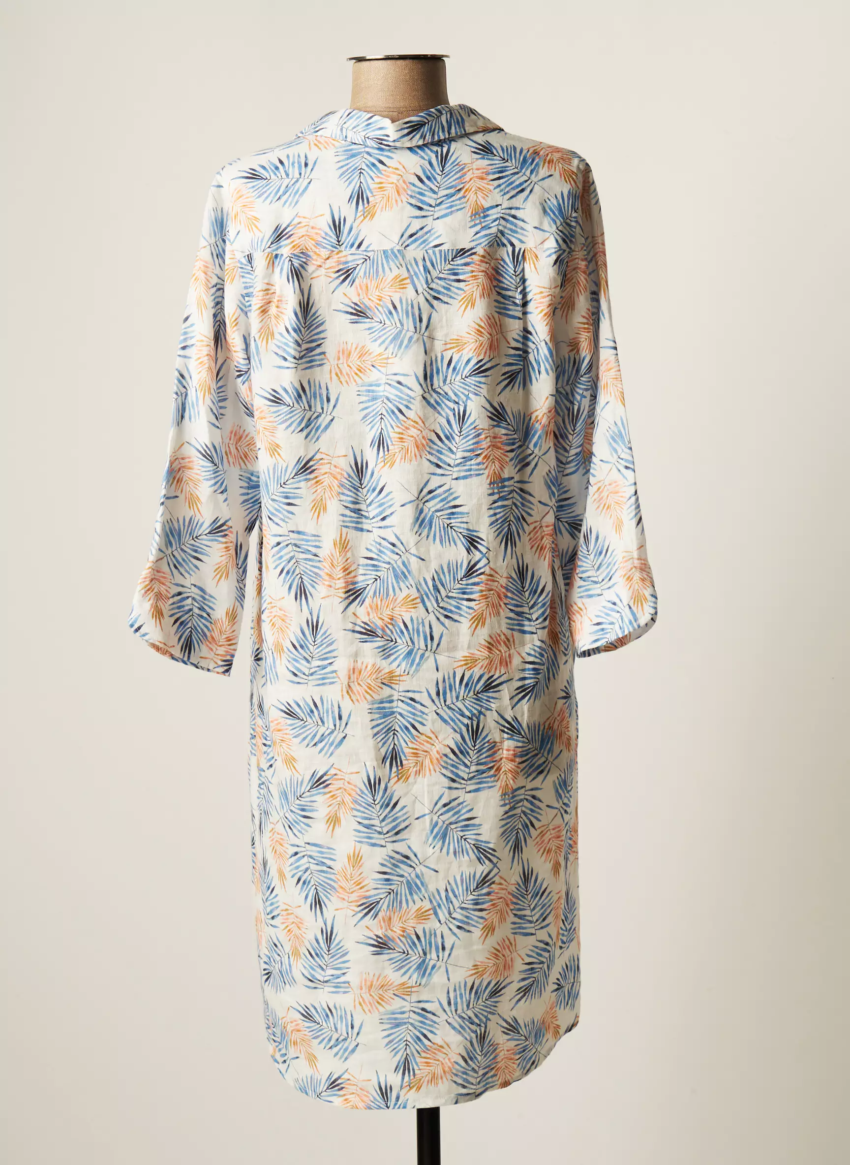 Signe Nature Robes Mi Longues Femme couleur bleu