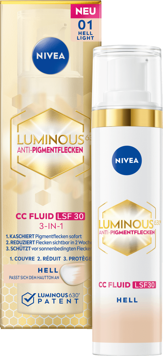 CC Creme Luminous 630 Getöntes Fluid Hell LSF 30, 40 ml