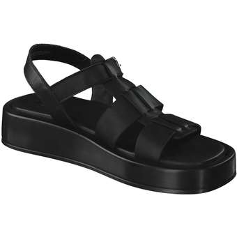 PX Plateau Sandale in schwarz