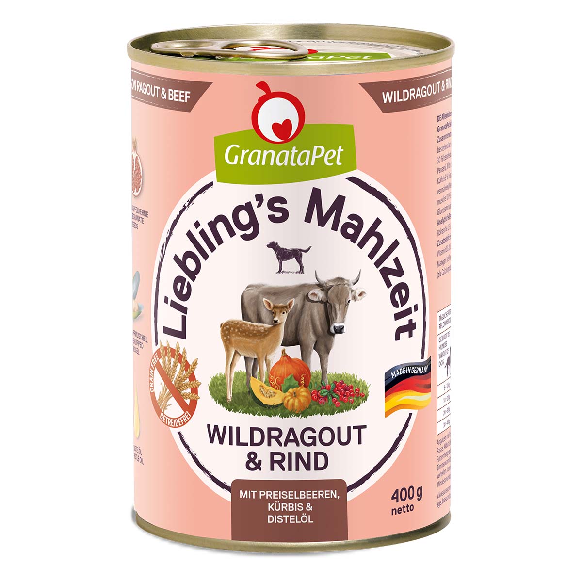 GranataPet Liebling's Mahlzeit Wildragout und Rind bei ZooRoyal