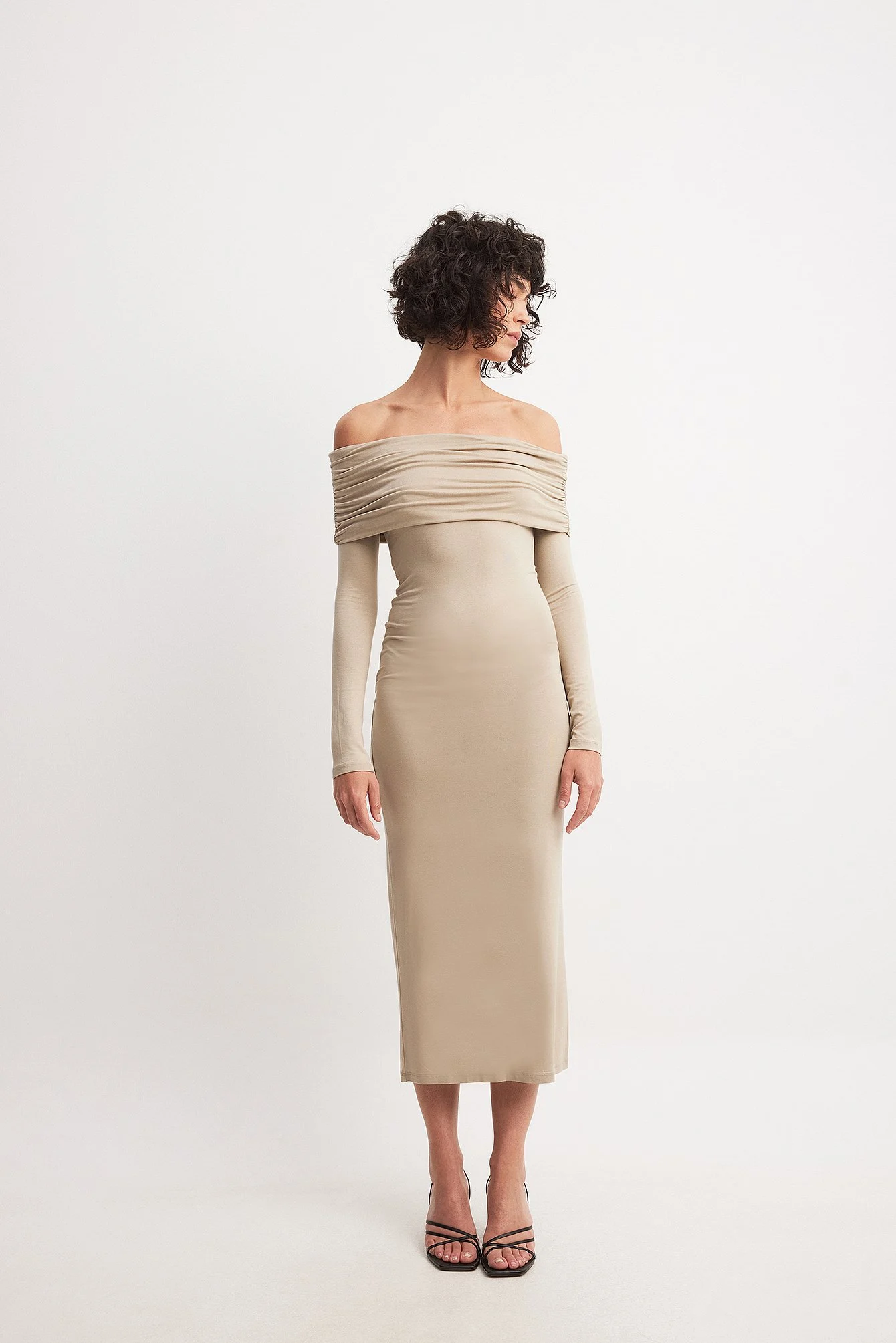 Soft Line Midi Dress