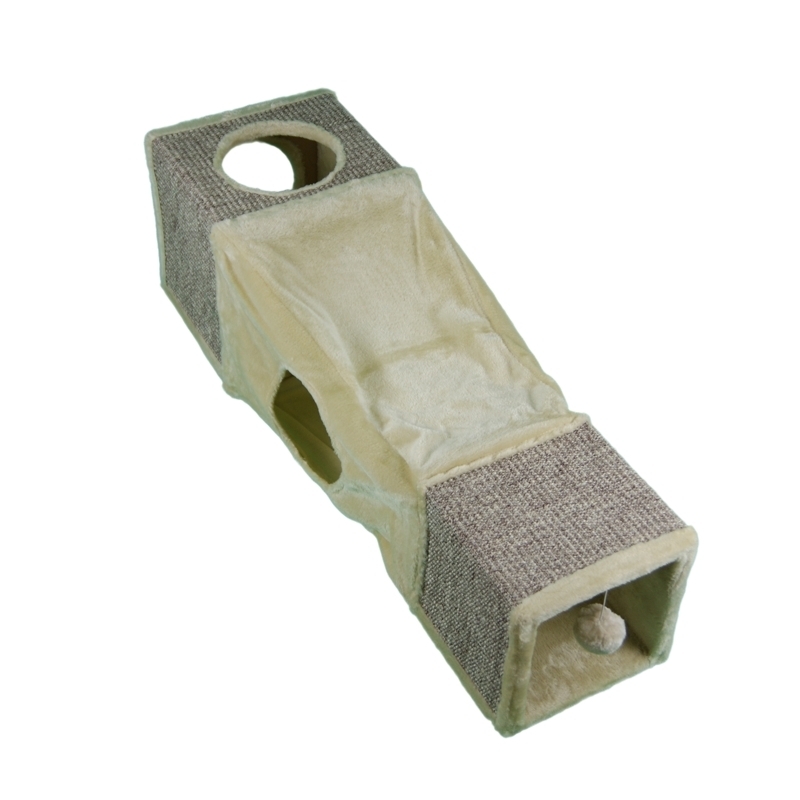 Rohrschneider Katzentunnel Rohrschneider Spieltunnel mit Sisal beige