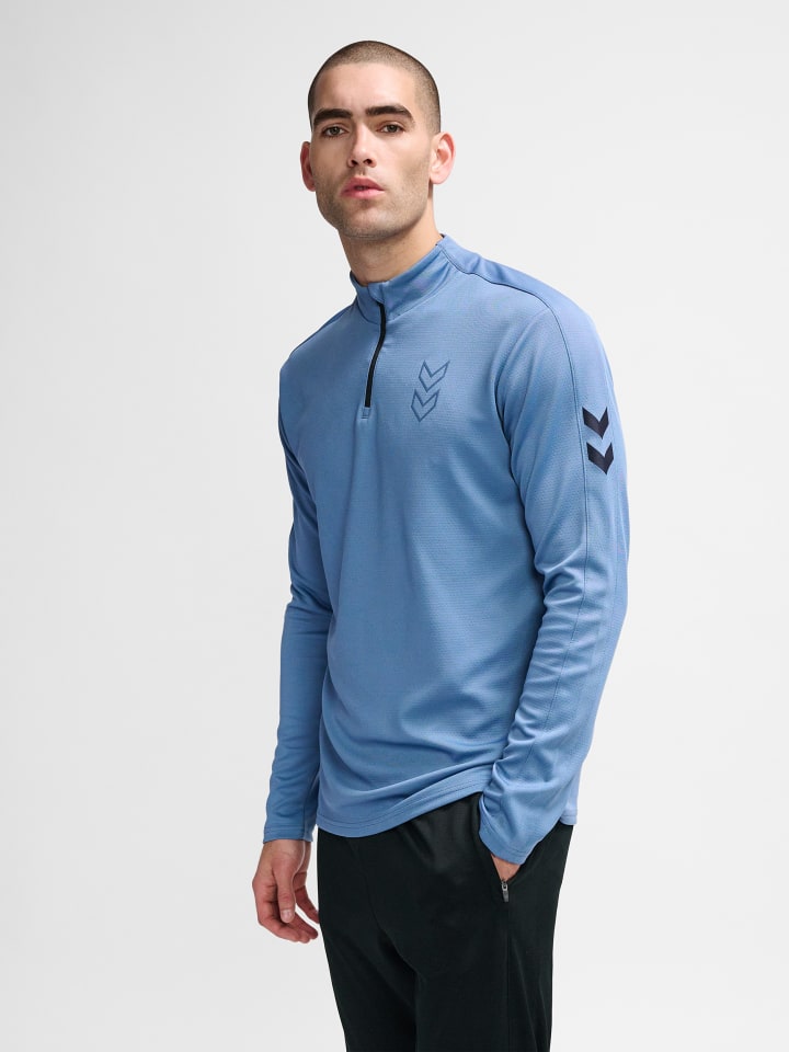 Hummel Hummel Halbreißverschluss Jacke Hmlactive Herren in CORONET BLUE günstig kaufen