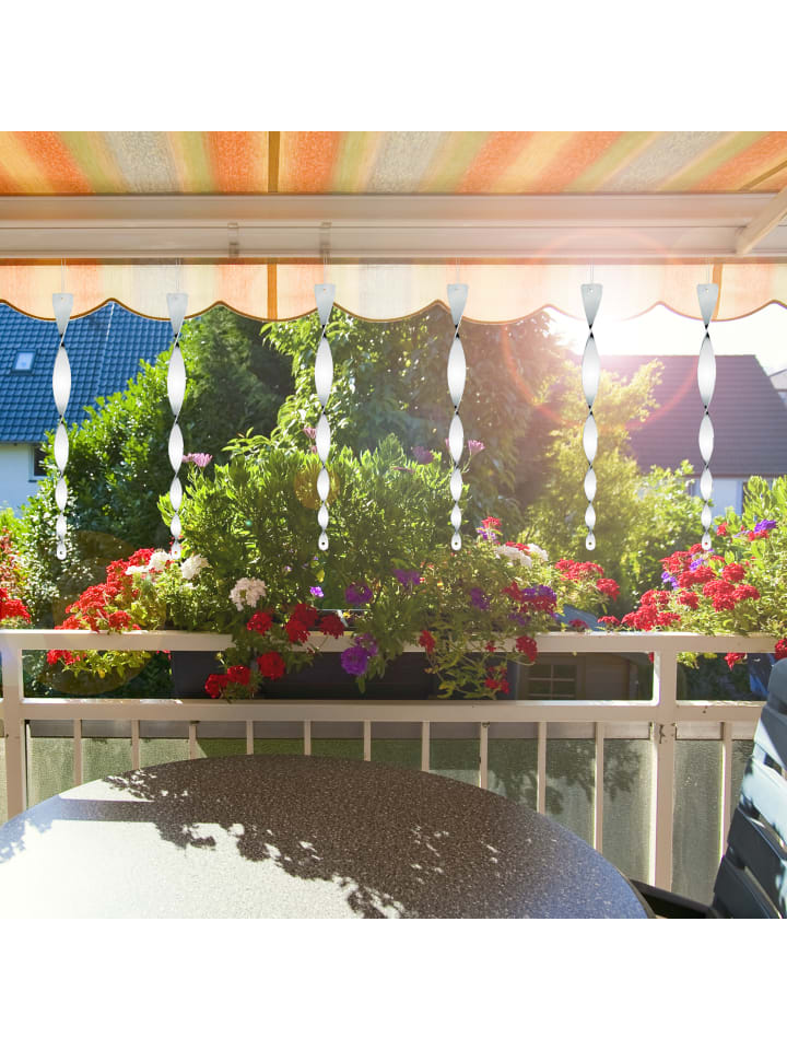 relaxdays 12er-Set: Vogelabwehrspirale in Blau günstig kaufen onesize