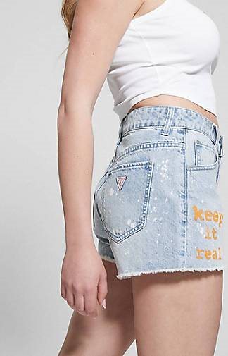 GUESS Damen Jeansshorts
