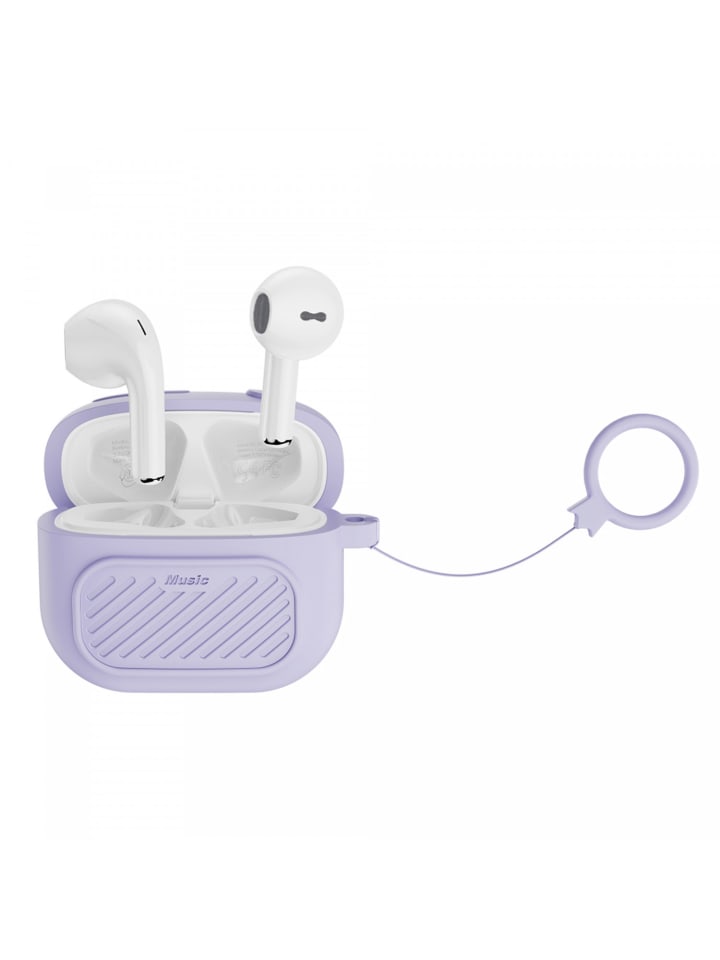 XO XO Bluetooth Kopfhörer mit Schutzhülle In-Ear-Kopfhörer in Lila günstig kaufen onesize