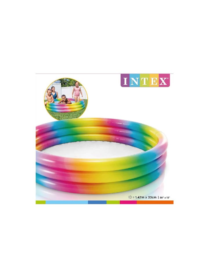 Intex Planschbecken - Rainbow Ombre (147x33cm) in bunt günstig kaufen onesize