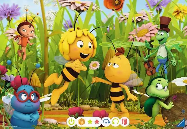 Kinderpuzzle ab 4 Jahren - tiptoi® Puzzle für kleine Entdecker: Die Biene Maja - 24 Teile