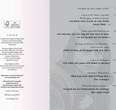 Das kurze Leben der Sophie Scholl