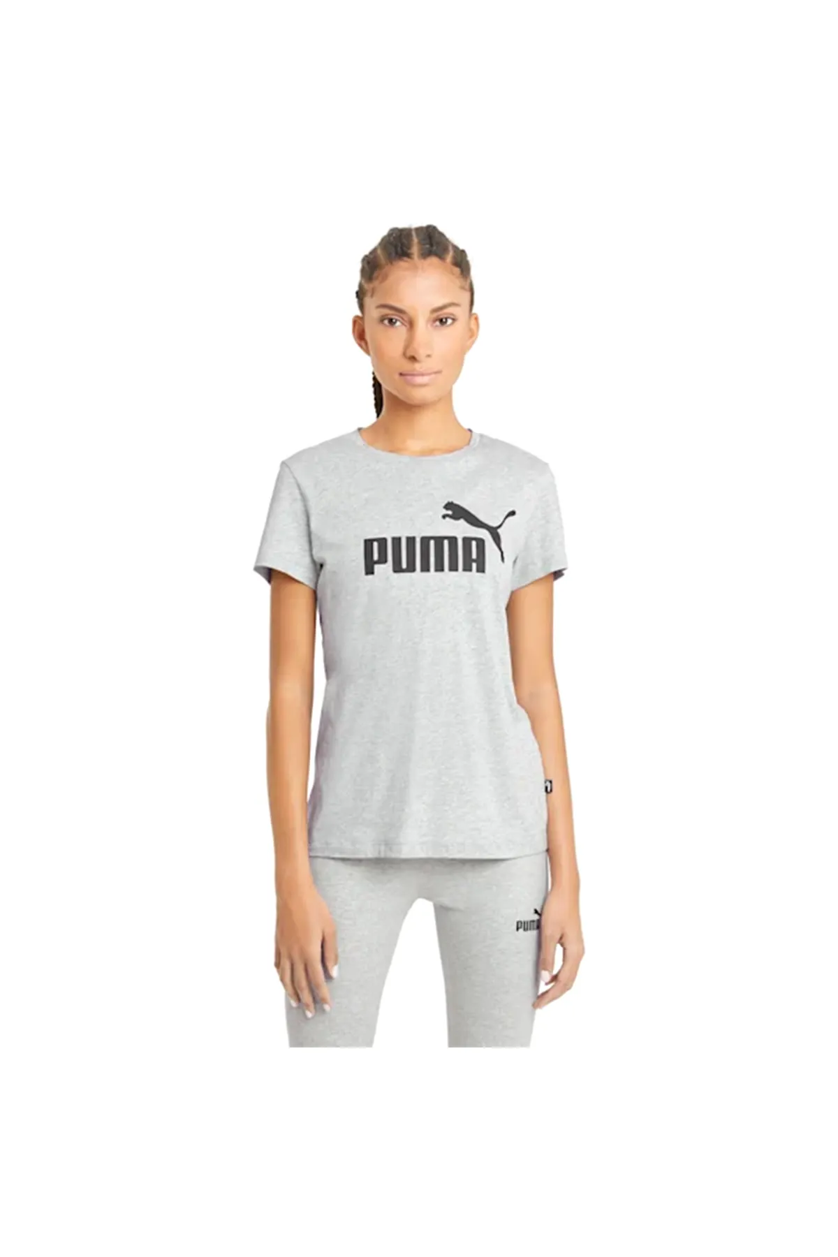 Puma  Sport T-Shirt - Grau - Regular Fit