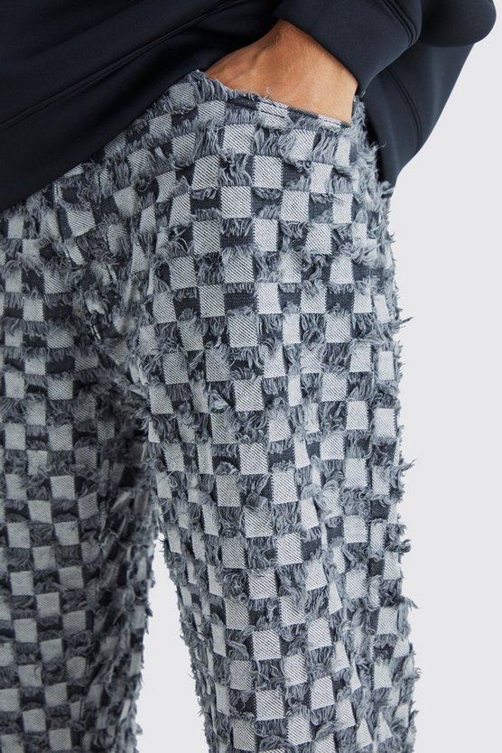 Tall lockere karierte Hose