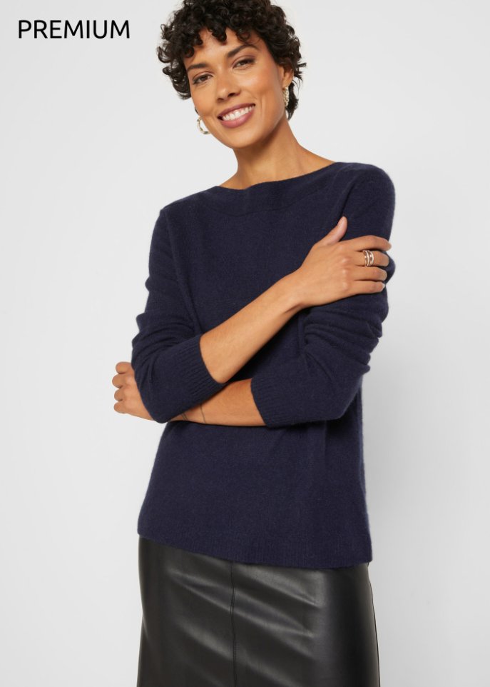 Wollpullover mit Good Cashmere Standard®-Anteil