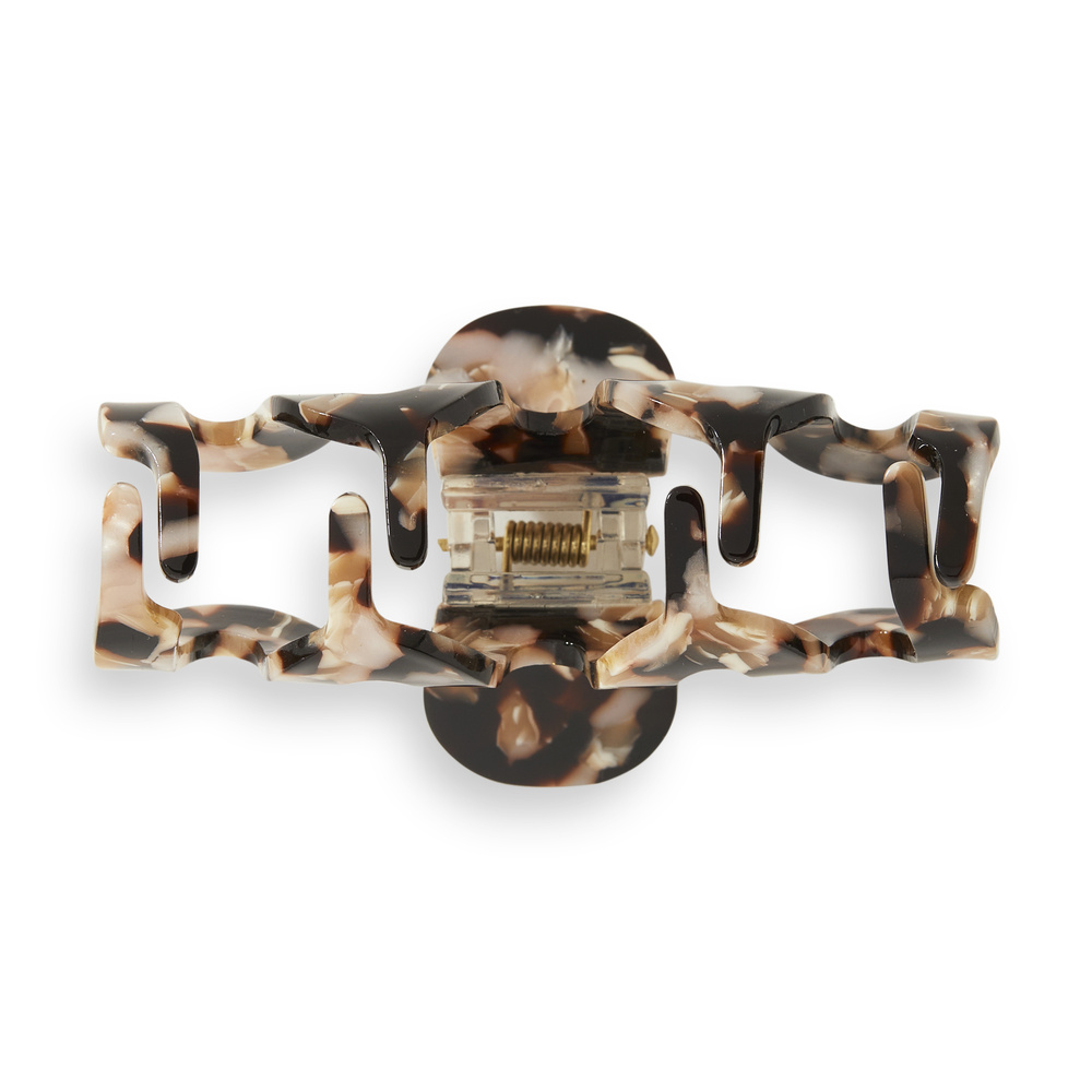 revolution hair Revolution 1pk Acetate Claw Clip Fashion Swirl Pince