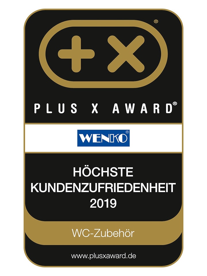 Wenko WC-Garnitur in Silber - (H)35 cm günstig kaufen onesize
