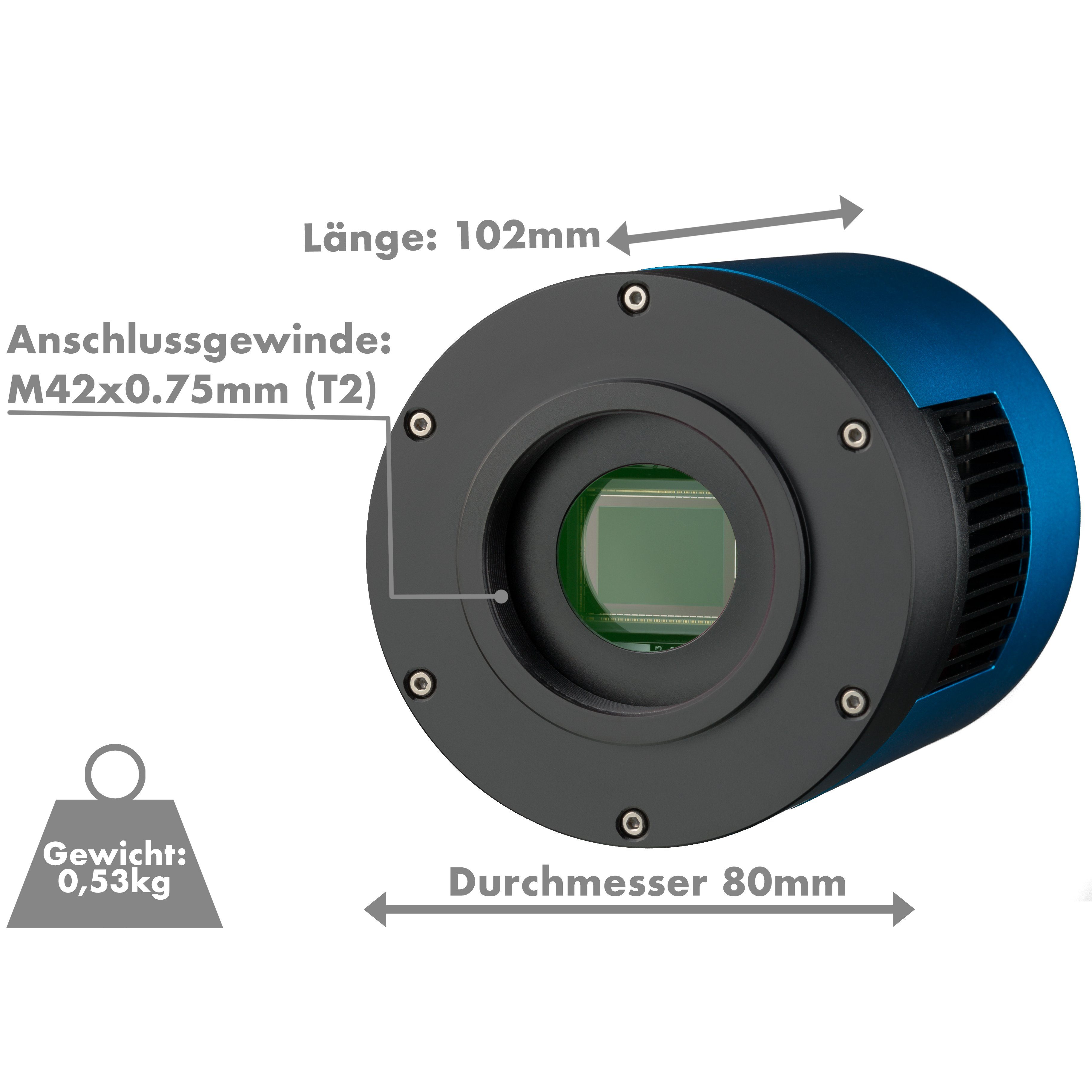 EXPLORE SCIENTIFIC Teleskop Deep Sky Astro Kamera 16MP