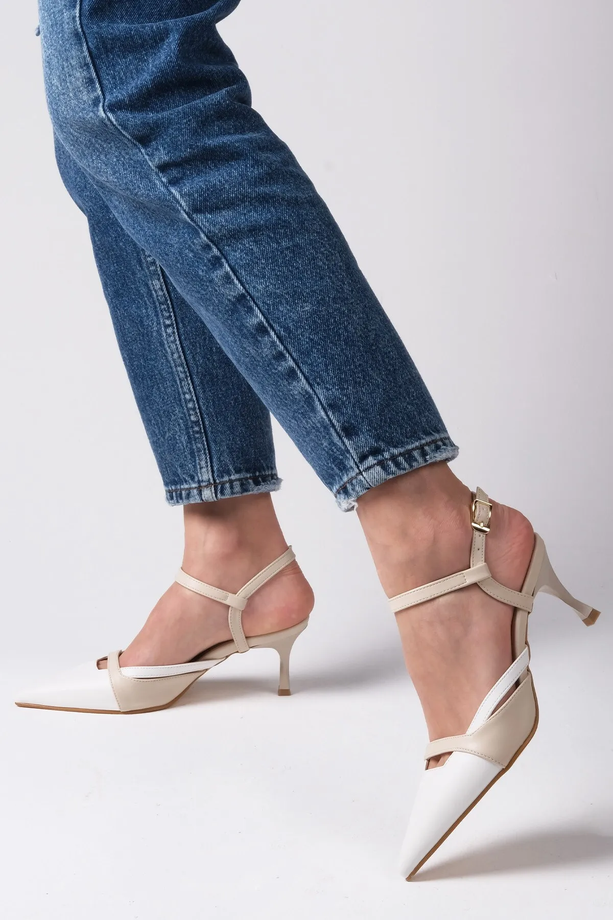 Mio Gusto  High Heels - Weiß - Pfennigabsatz/Stiletto