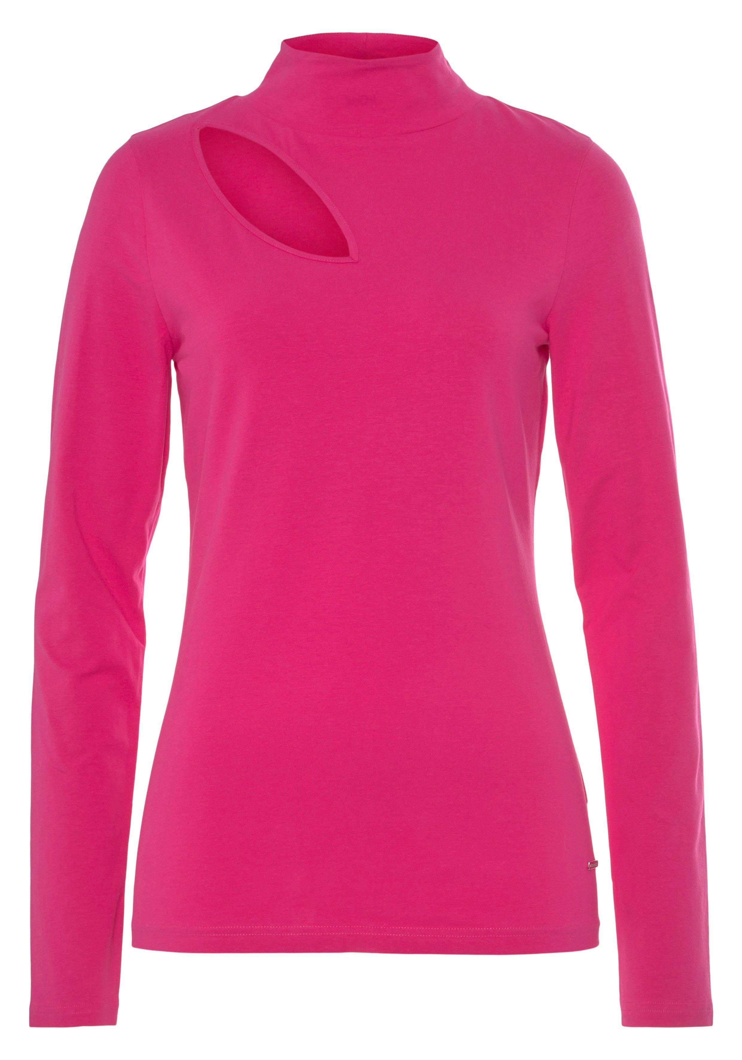 Bruno Banani Langarmshirt mit sexy Cut-out