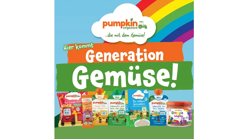 pumpkin organics Bio Vollkorn Getreidebrei 200 g