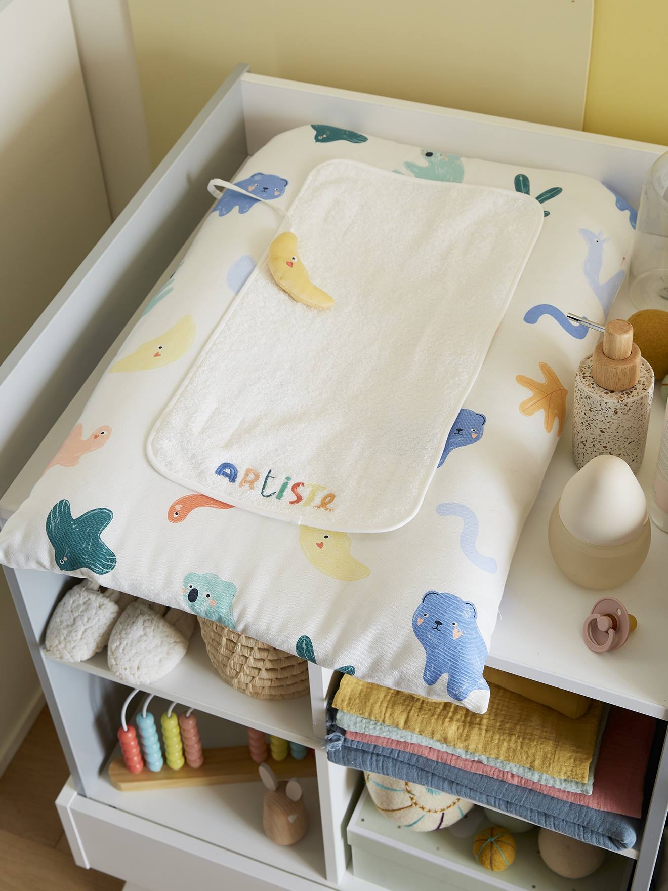 Robe à smocks bébé 3 volants rose