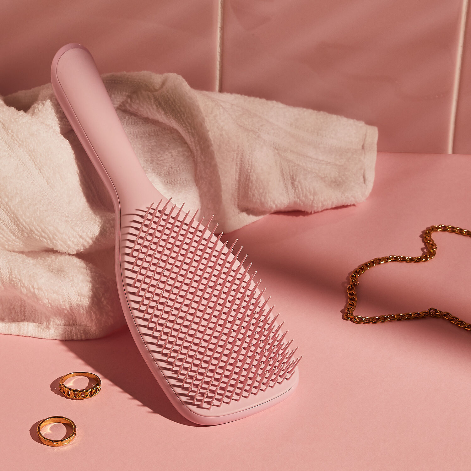 Tangle Teezer The Wet Detangler Hairbrush Millennial Pink