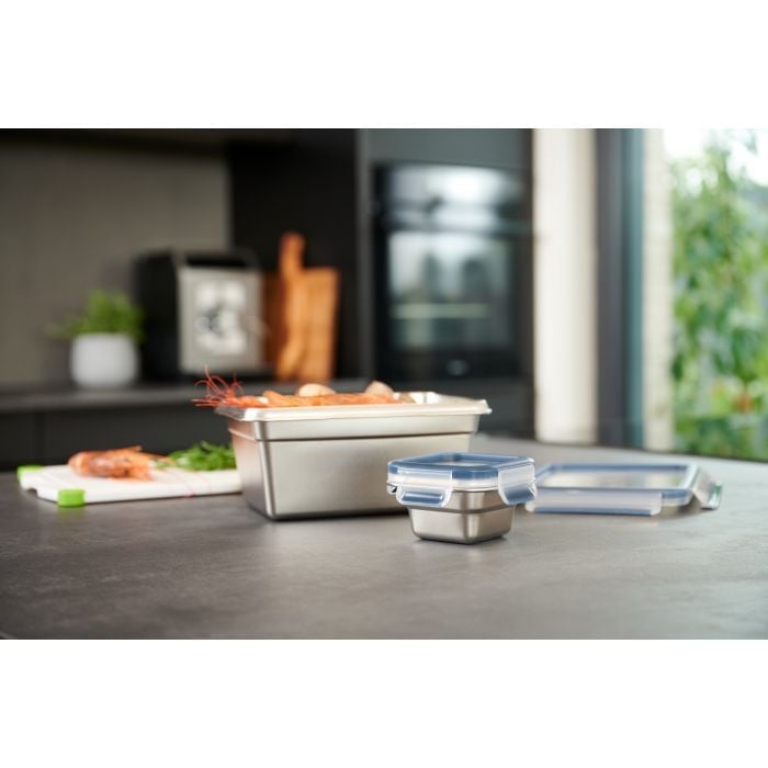 EMSA CLIP & CLOSE Edelstahl Frischhaltedose 2,0 l N11506