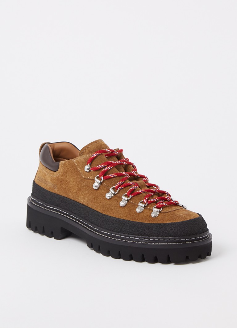 Teniși cu șireturi Dsquared2 Canadian Suede Low Top