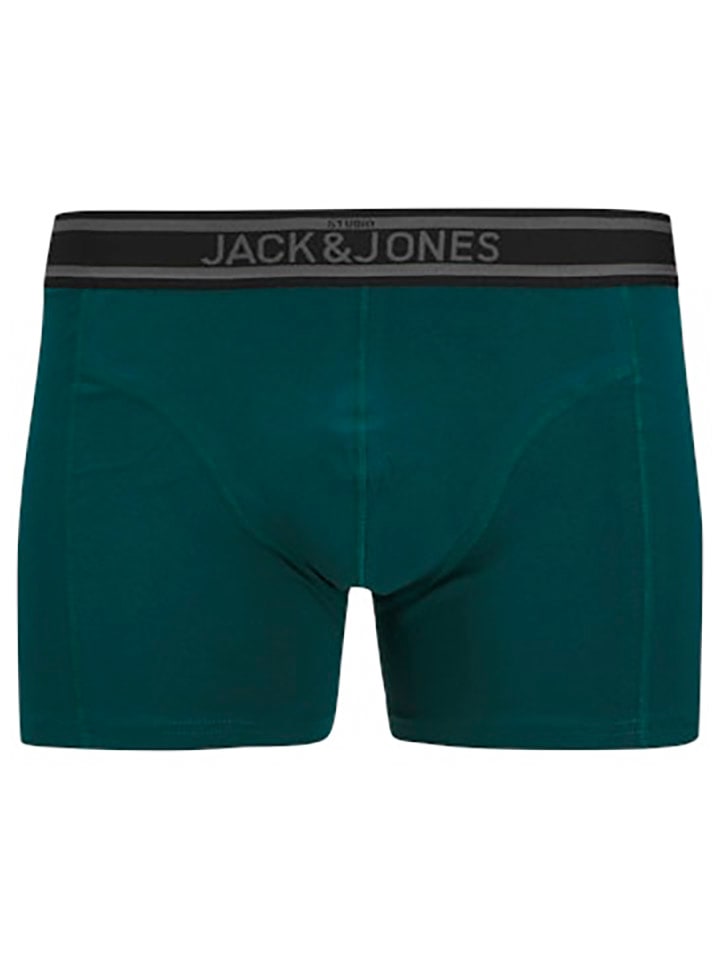 Jack & Jones 3er-Set: Boxershorts in Grau/ Grün/ Schwarz günstig kaufen