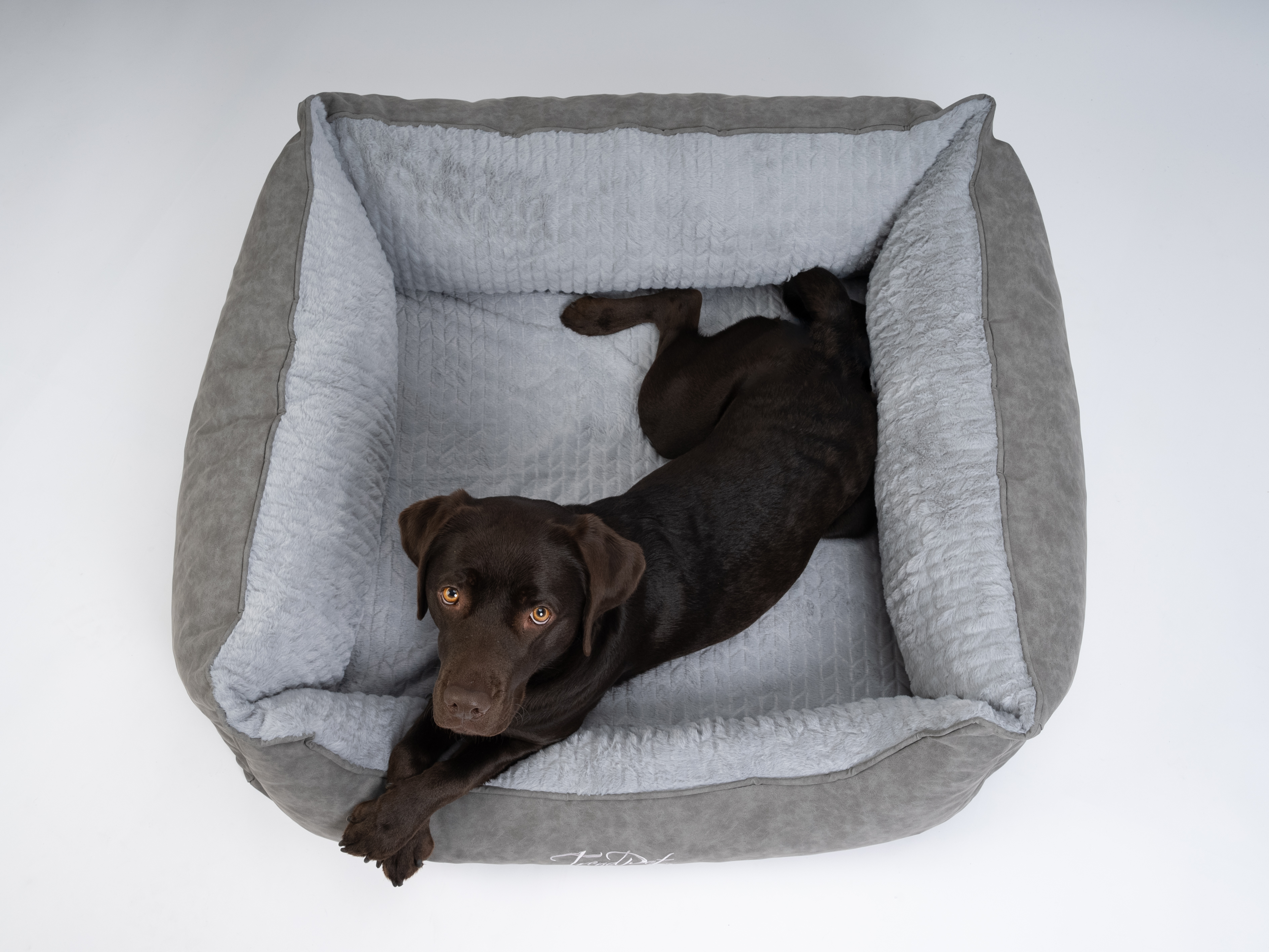 TrendPet Hundebetten TrendPet VitaBed Style orthopädisches Hundebett grau M