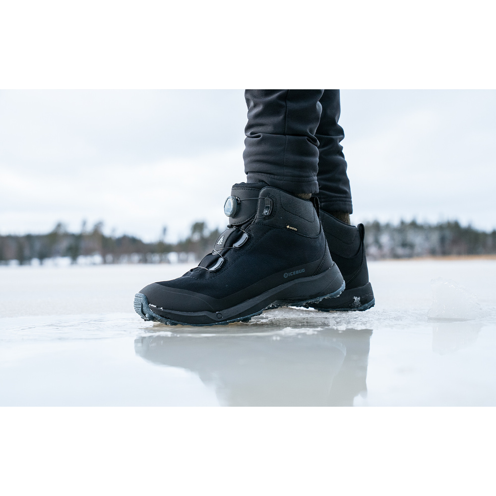 Icebug Stavre Mens BUGrip GTX Petroleum F13084-9B / schwarz