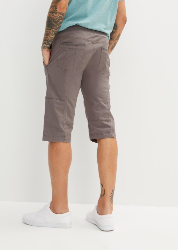 Stretch-Long-Bermuda mit Komfortschnitt, Regular Fit