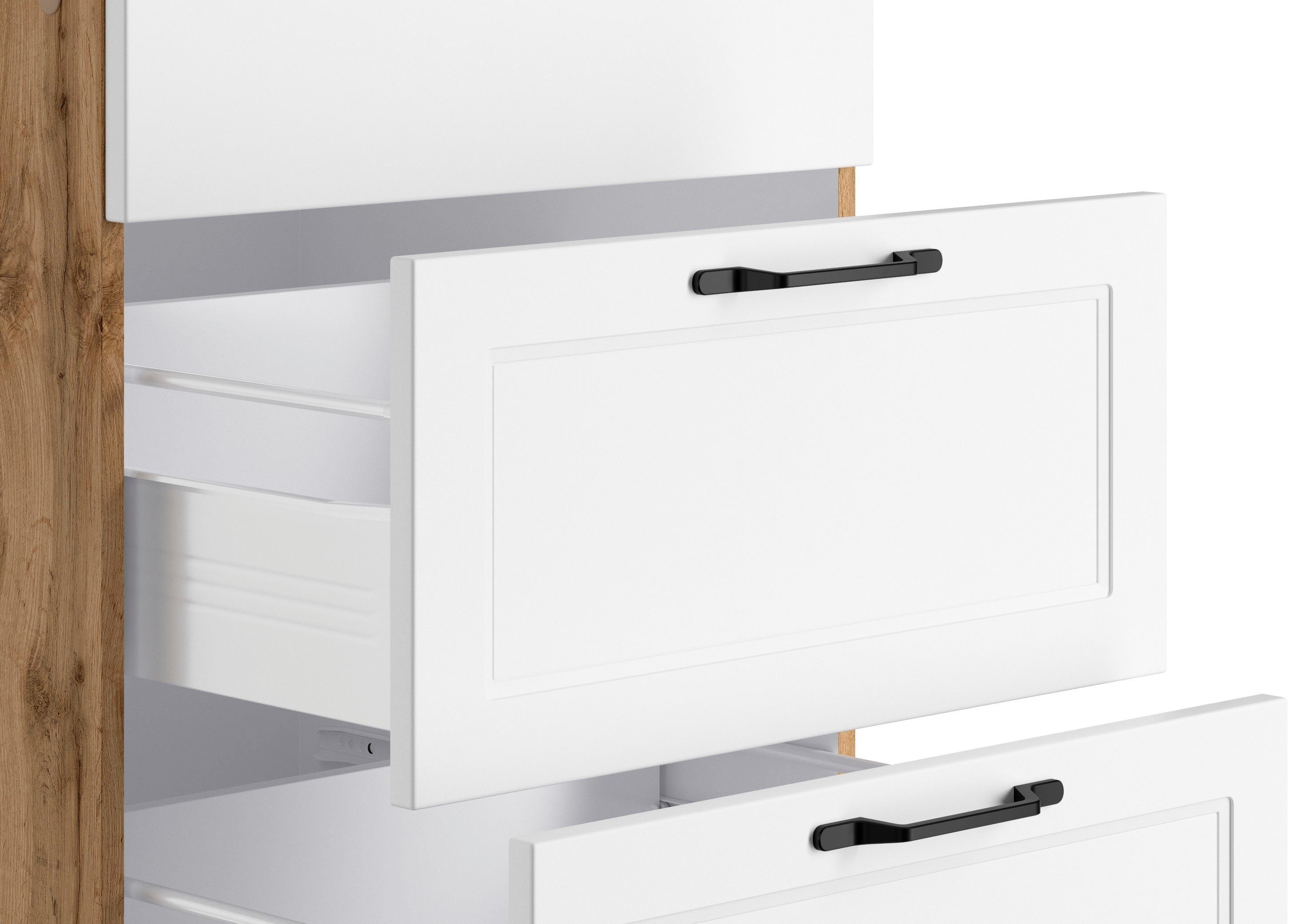 HELD MÖBEL Küche Lana, 420 cm breit, wahlweise mit oder ohne E-Geräte