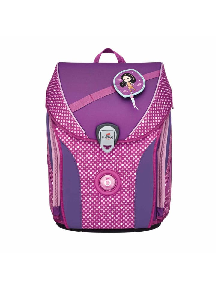 DerDieDas DerDieDas ErgoFlex Max Schulranzenset 5-teilig Purple Dots günstig kaufen onesize