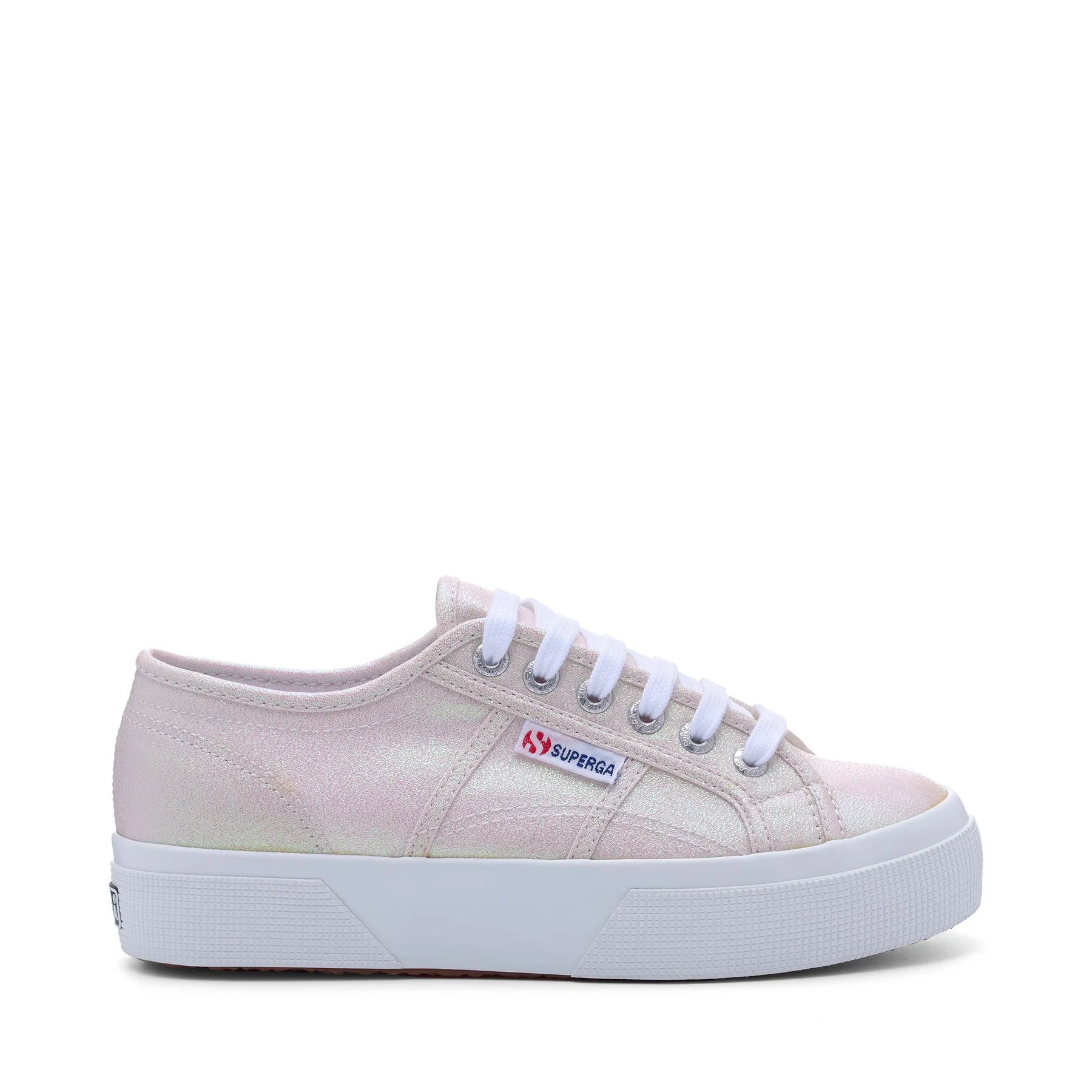 2740 PLATFORM LAME-BEIGE LT IRIDESCENT
