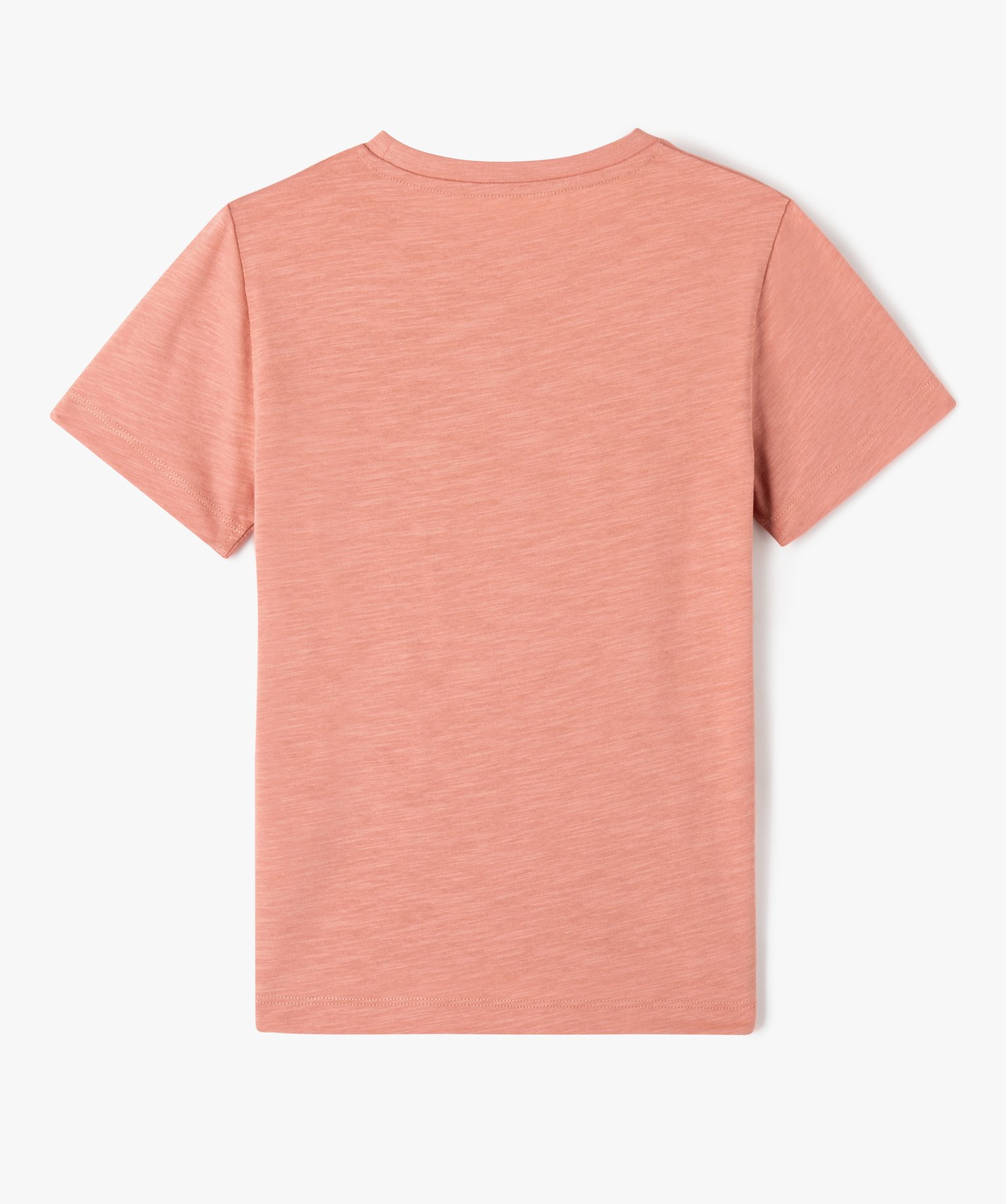 Tee-shirt à manches courtes avec inscription Garçon rose | GEMO
